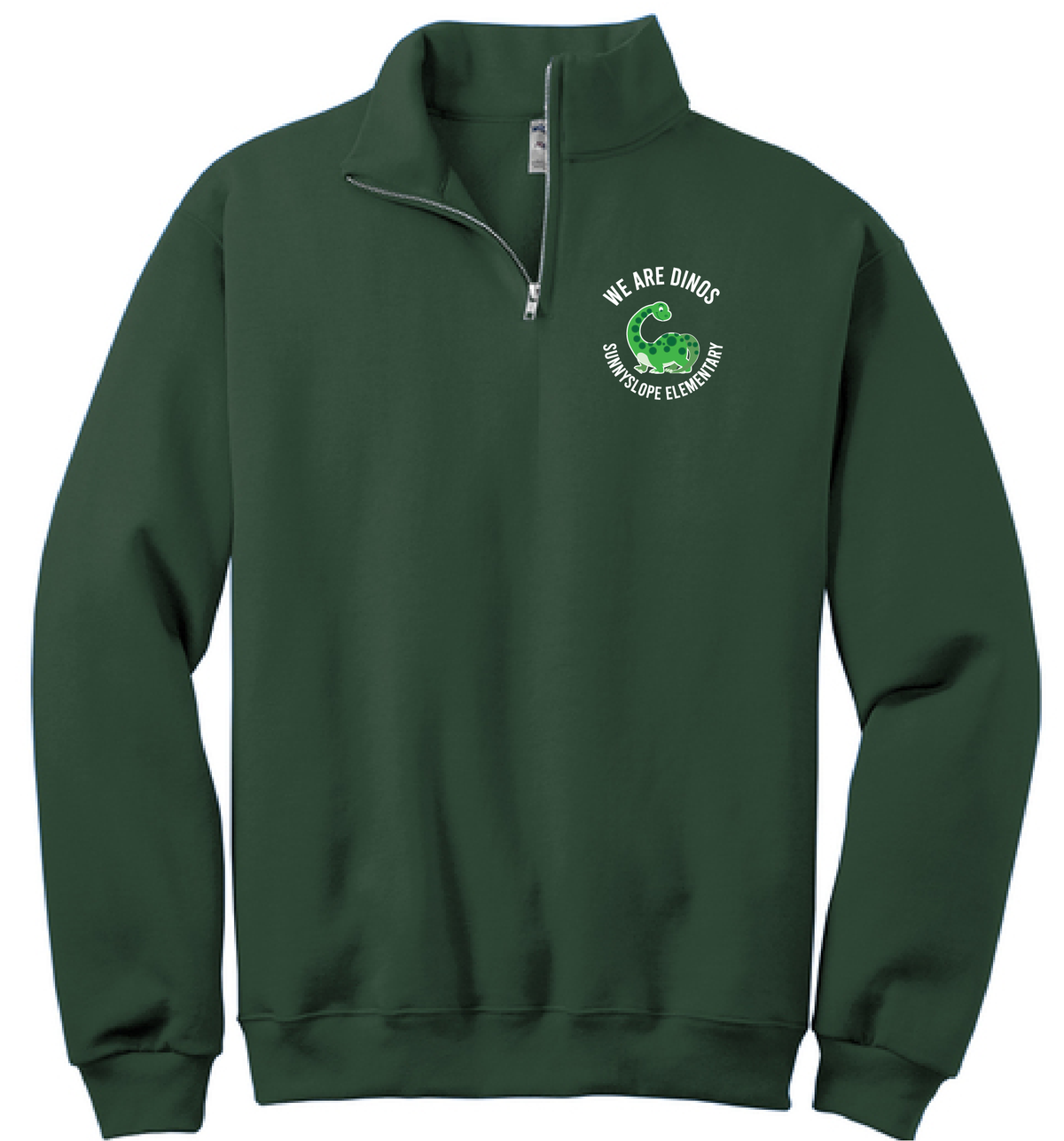Sunnyslope Dino 1/4-Zip Cadet Collar Sweatshirt