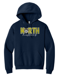 North Huskies Rhinestone Tshirt or Sweatshirt