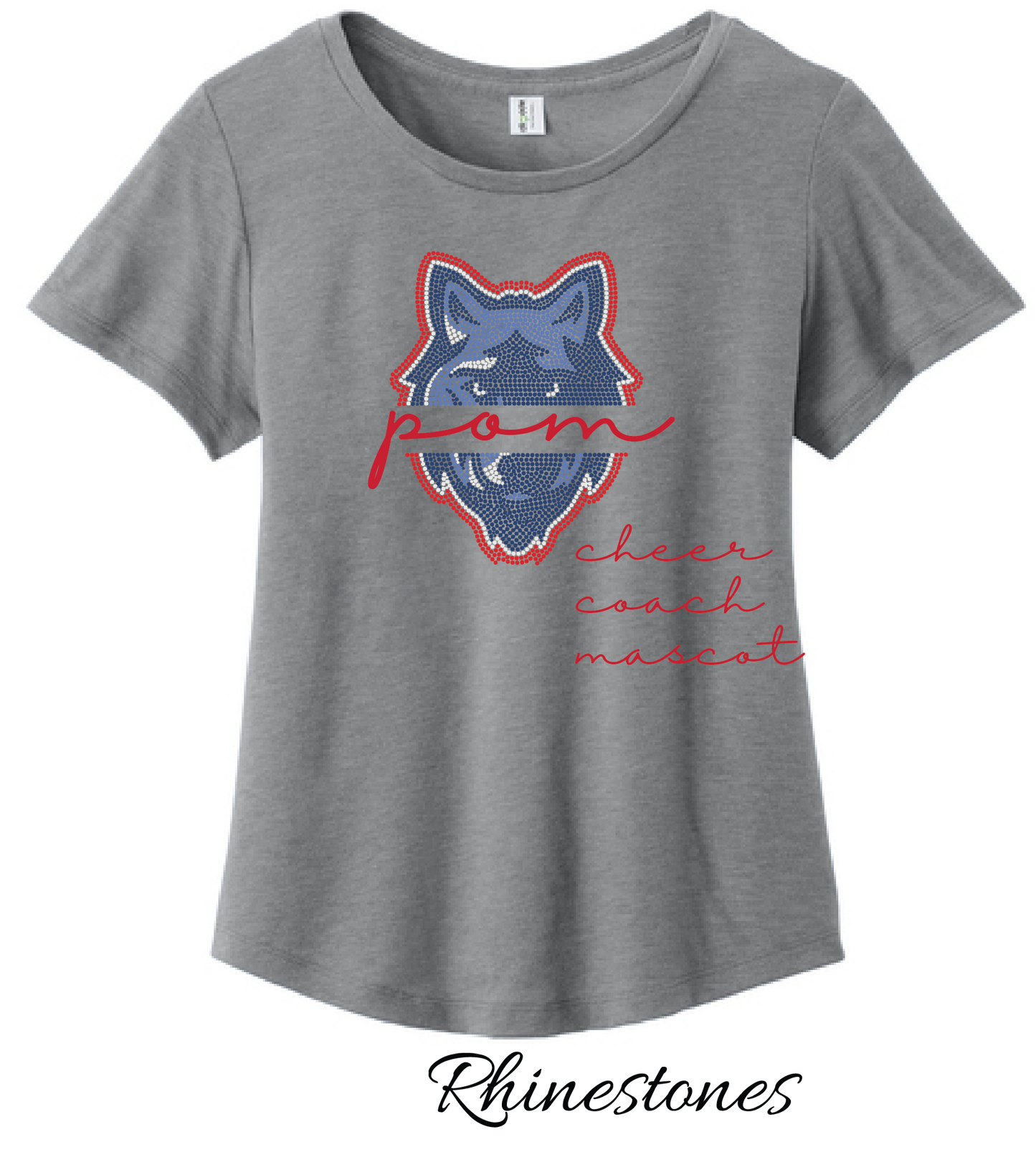 Wolves Rhinestone Top