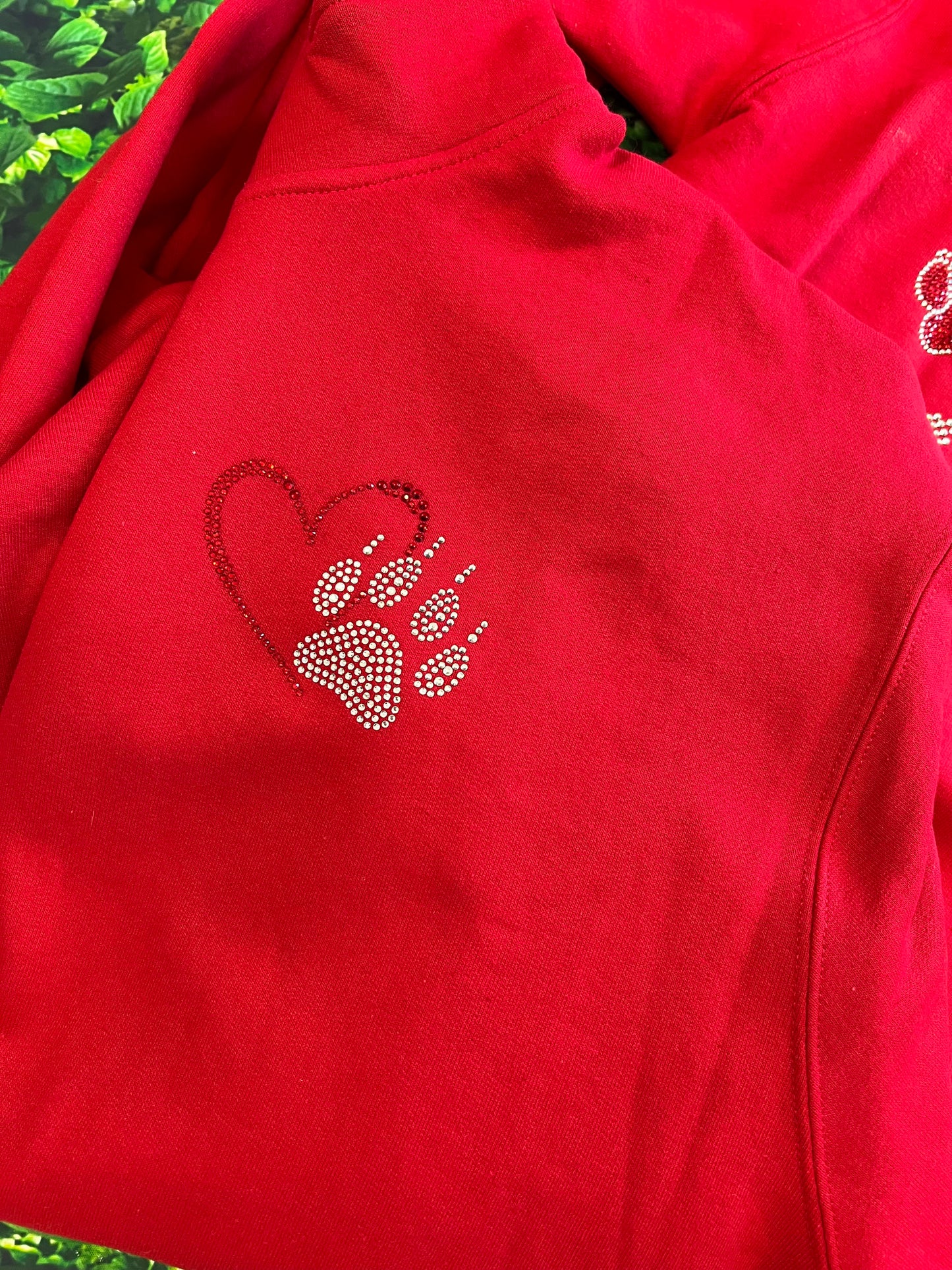 1/4 Zip RHINESTONE Wolves Pep Squad Sweater
