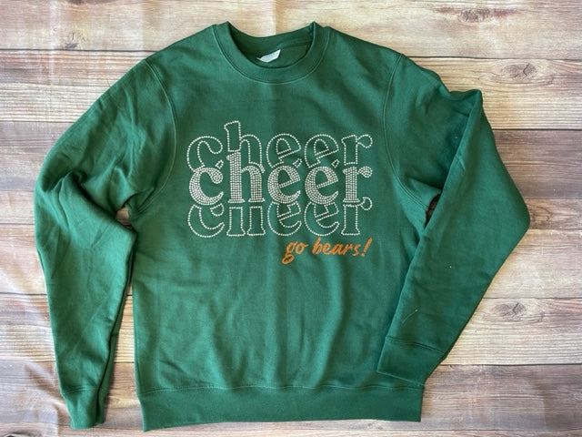 Rhinestone Cheer Sweatshirt