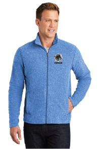 Heather Microfleece Full-Zip Jacket
