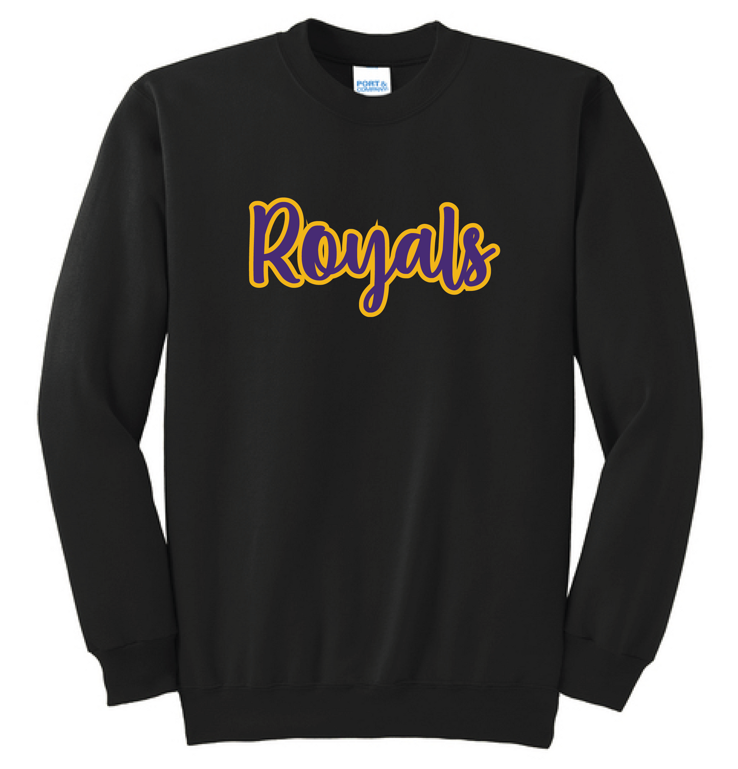 Woodcrest Softball Glitter Puff Crewneck