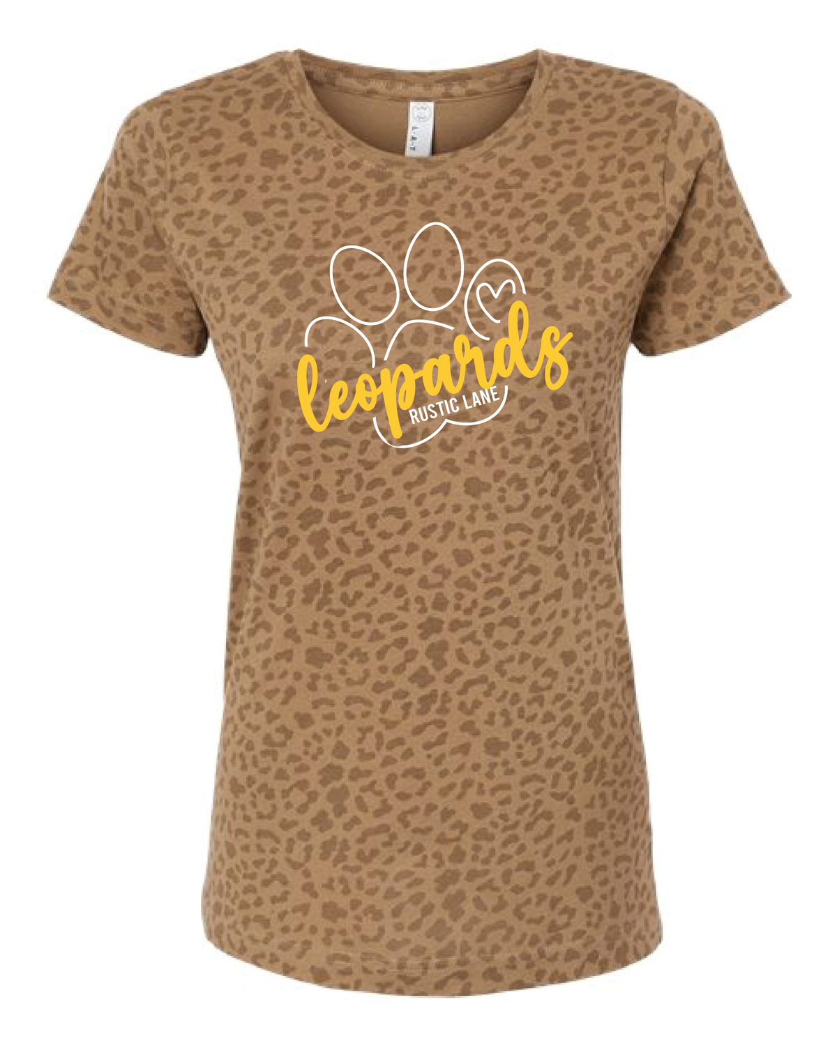 Leopards Print Ladies Tee