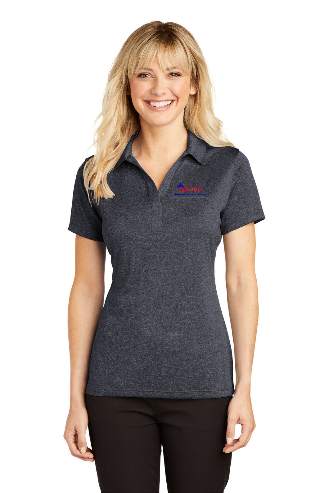JCSD Ladies Heathered Contender Polo LST660
