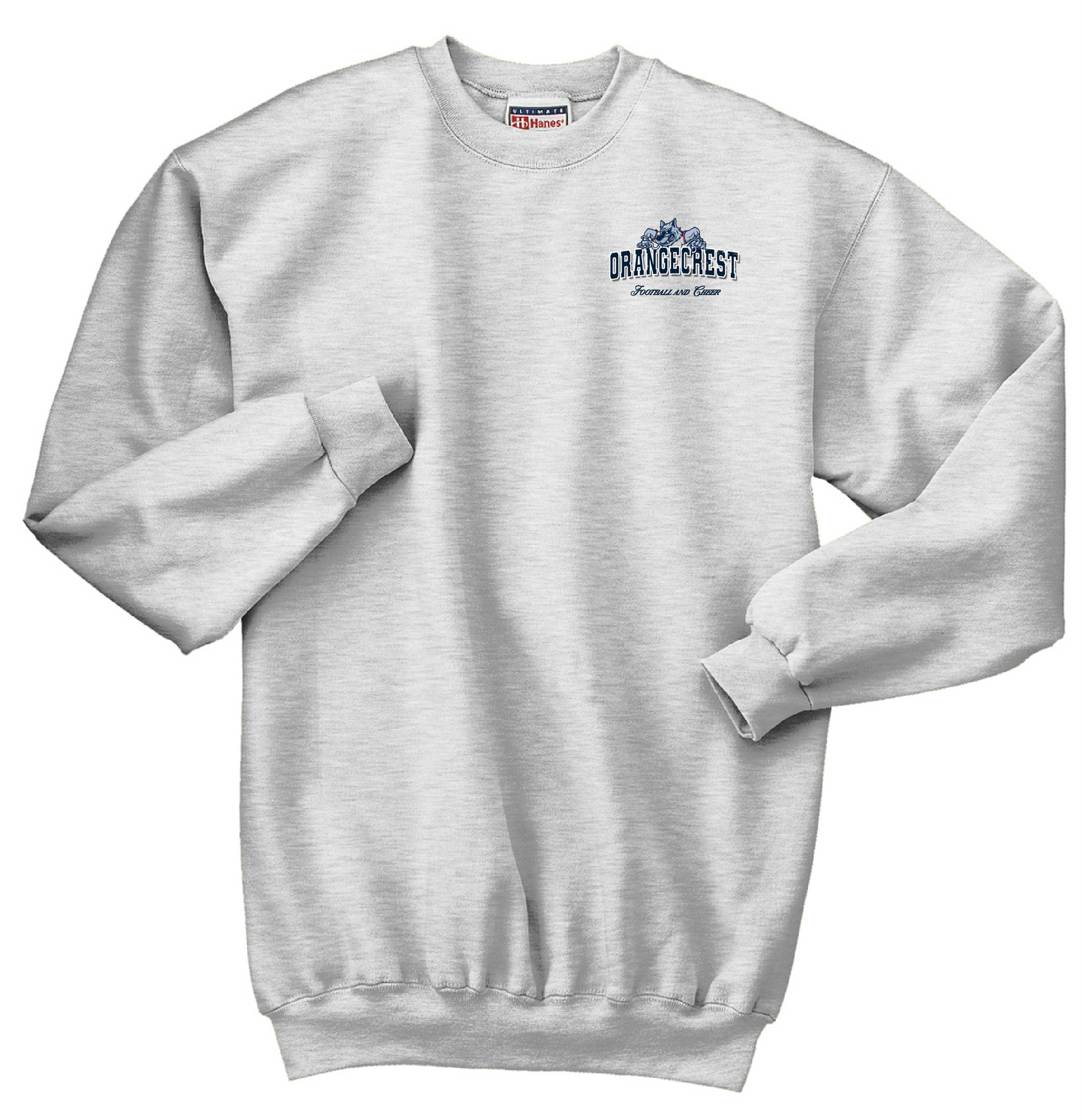 Oversized Print Orangecrest Crewneck