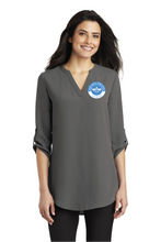 Load image into Gallery viewer, JUSD Port Authority Ladies 3/4-Sleeve Tunic Blouse LW701