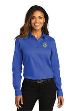Load image into Gallery viewer, Del Sol Port Authority Long Sleeve SuperPro React Twill Shirt Ladies+Mens