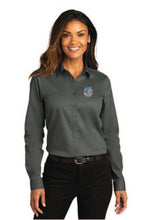Load image into Gallery viewer, Del Sol Port Authority Long Sleeve SuperPro React Twill Shirt Ladies+Mens