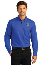 Load image into Gallery viewer, Del Sol Port Authority Long Sleeve SuperPro React Twill Shirt Ladies+Mens
