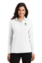 Load image into Gallery viewer, Ladies Silk Touch Long Sleeve Polo HACSB