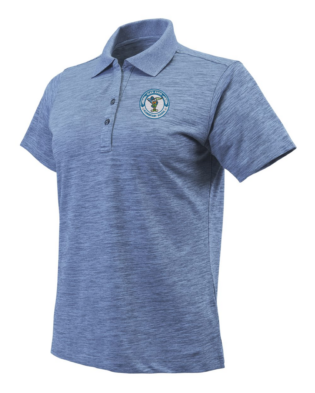 Glen Avon Striated Heather Polo- 130