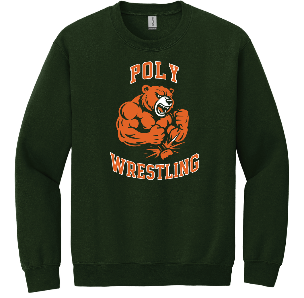 Poly Wrestling Iron Sharpens Iron Crewneck Sweatshirt