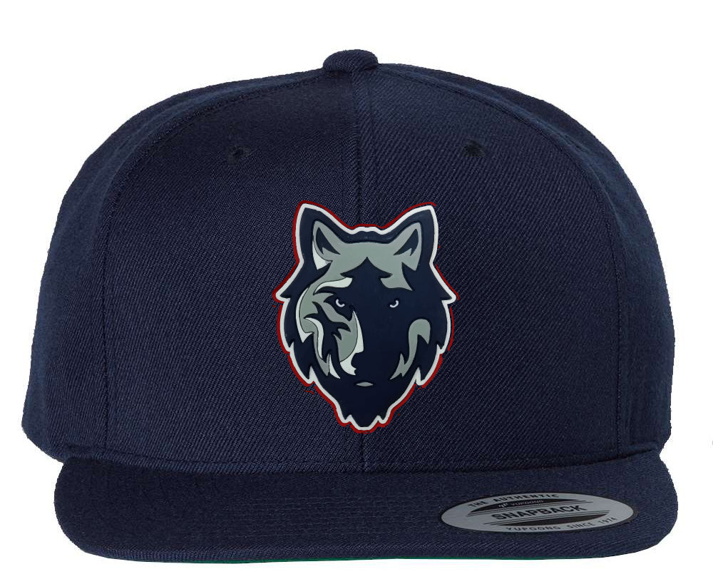 Wolves Rubber Patch Hat