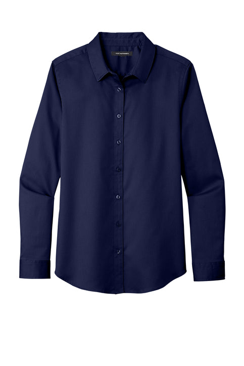 Port Authority Women's Long Sleeve SuperPro React Twill Shirt