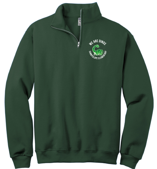 Sunnyslope Dino 1/4-Zip Cadet Collar Sweatshirt