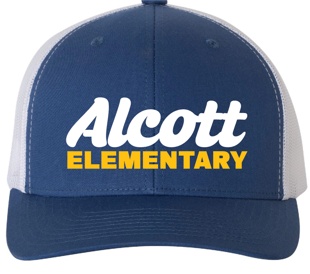 Alcott Alley Cat Blue Trucker Hat