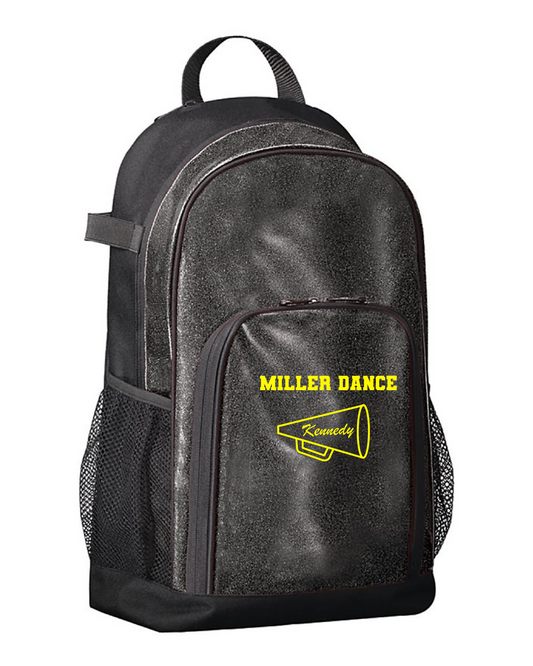 Miller Dance Black Glitter Backpack