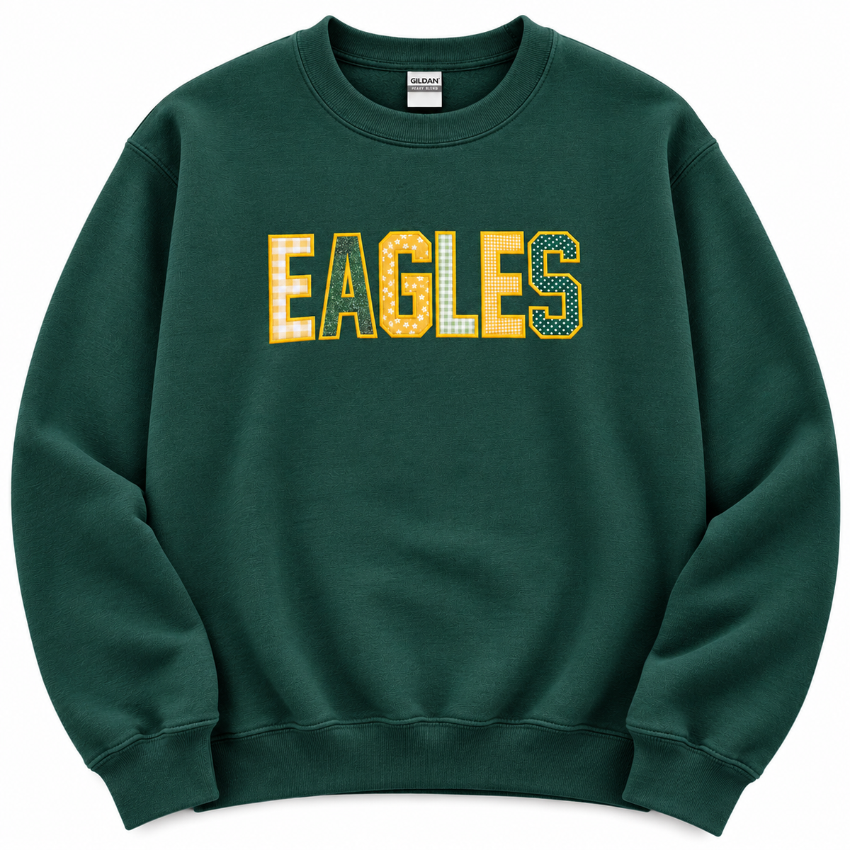 CUI Applique Eagles Crewneck