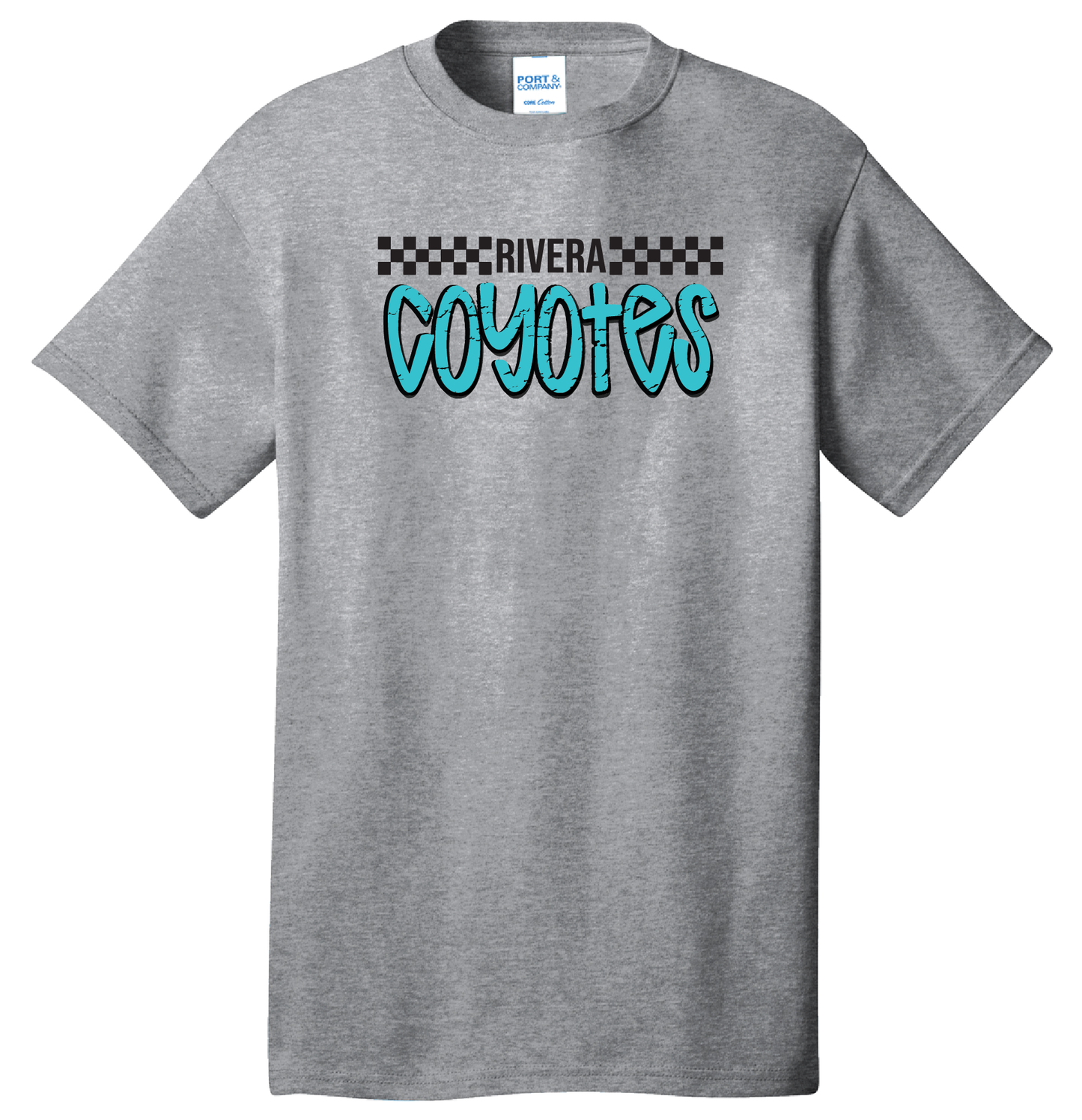 Tomas Rivera Coyotes Checkered Tee/Hoodie