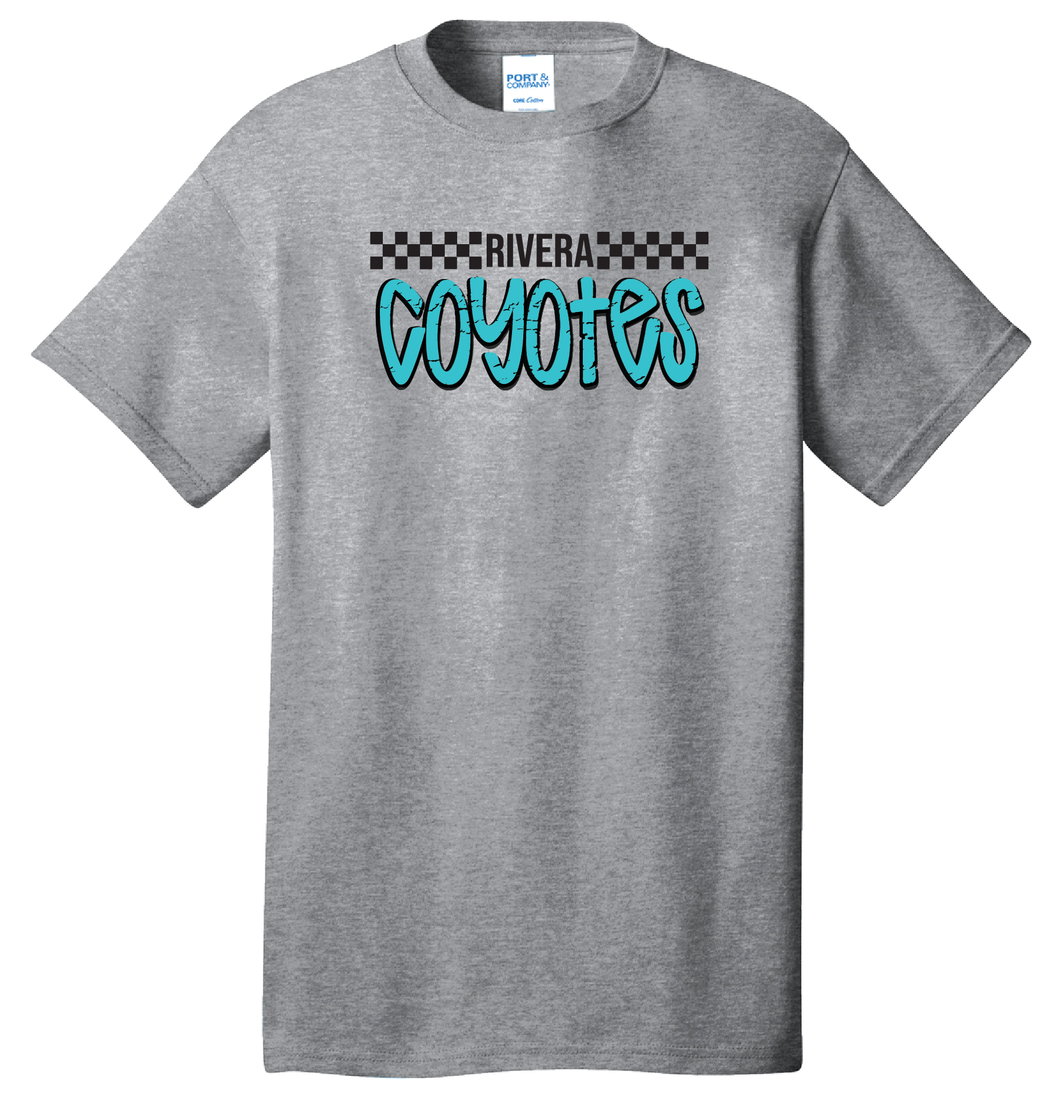 Tomas Rivera Coyotes Checkered Tee/Hoodie