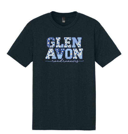 Glen Avon Patchwork T or Crewneck