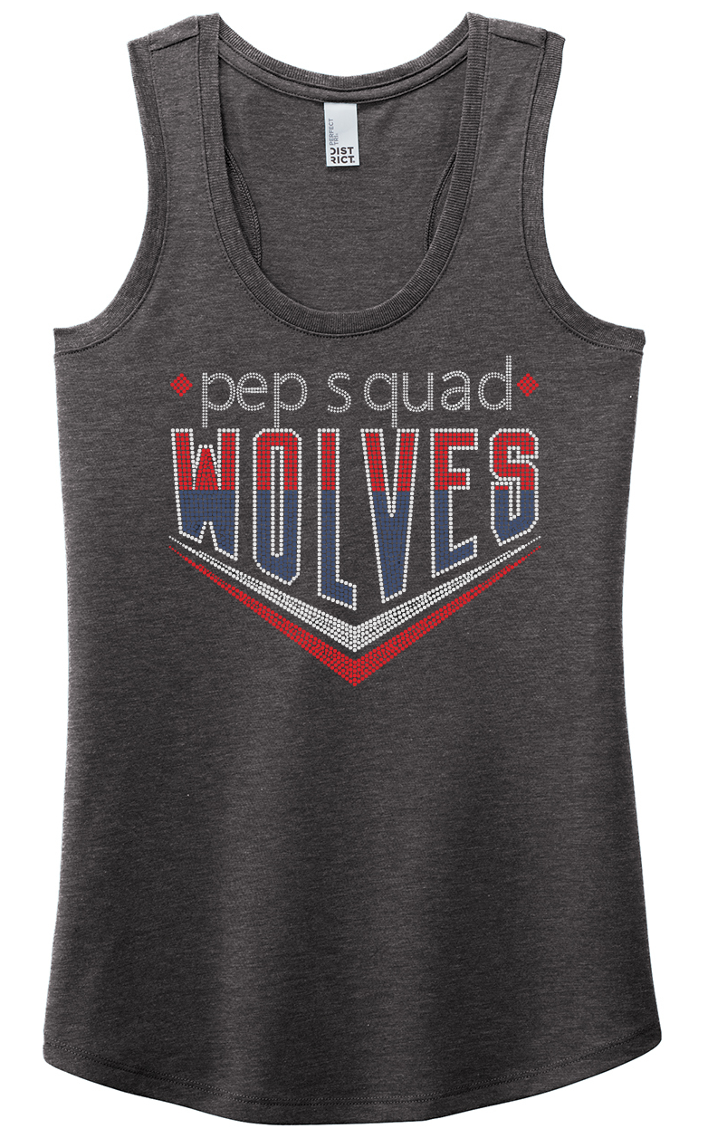 Wolves RHINESTONE Tank