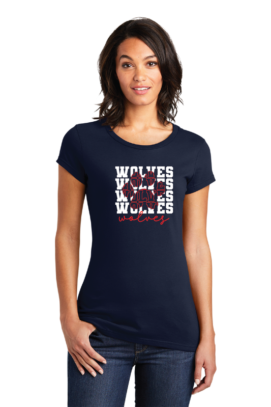 MLK Wolves Grey Ladies T- Tshirt