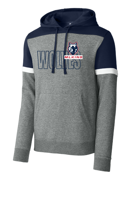 MLK Football Hoodie Varsity Stripes