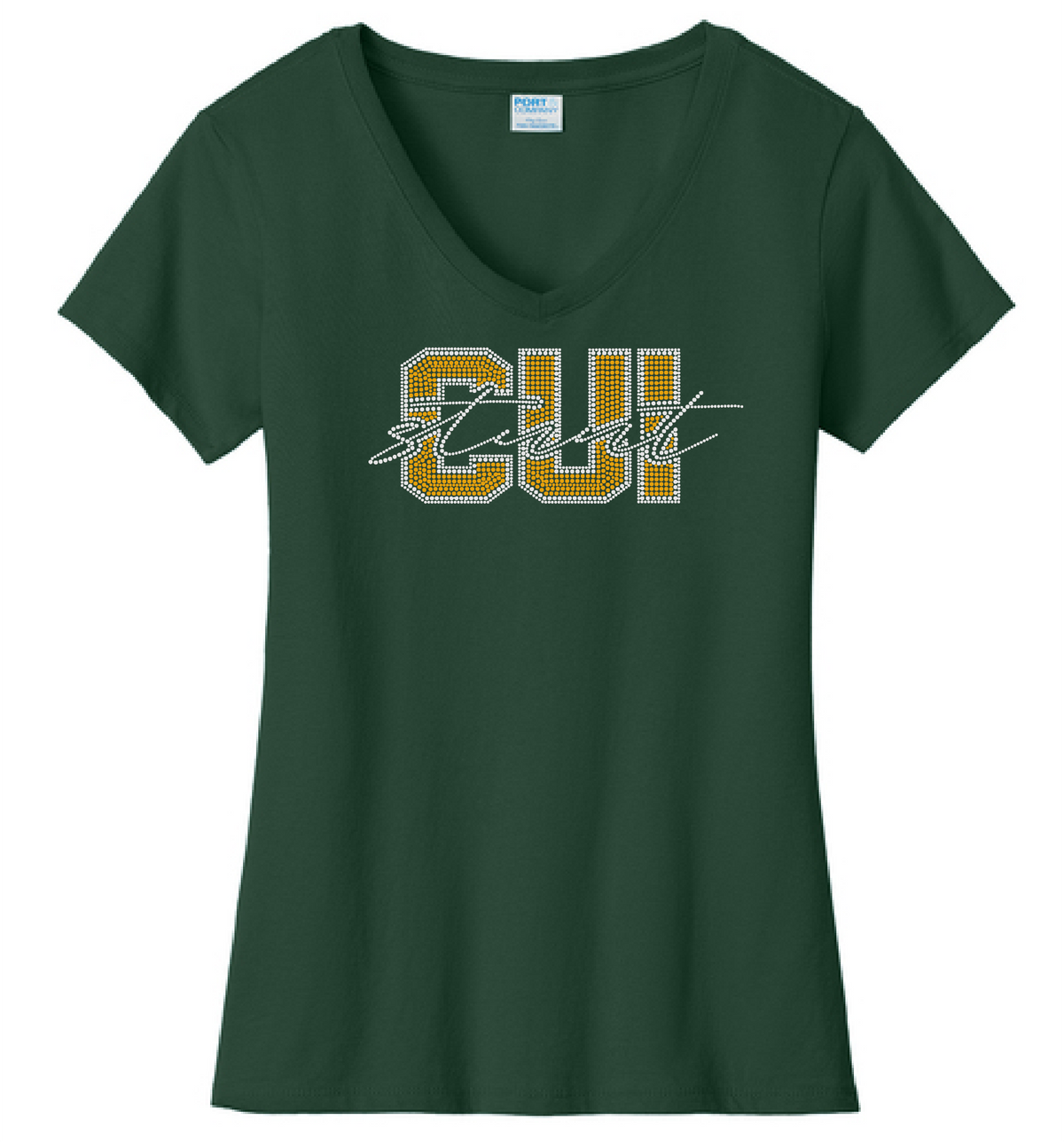 CUI Stunt Ladies RHINESTONE V-neck