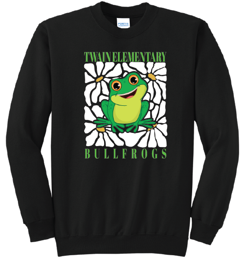Twain Frog Flower Market Tshirt and Crewneck