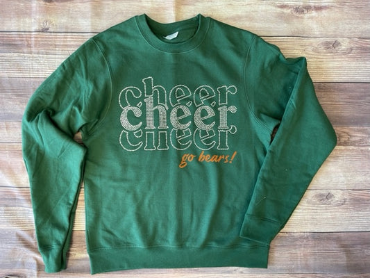 Rhinestone Cheer Sweatshirt