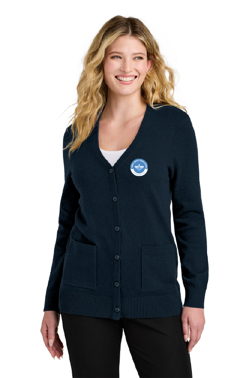 JUSD Port Authority Women’s Easy Care Button-Up Cardigan Sweater LSW4150