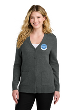 Load image into Gallery viewer, JUSD Port Authority Women’s Easy Care Button-Up Cardigan Sweater LSW4150
