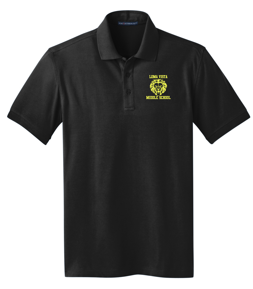 LVMS Men's Stretch Pique Polo