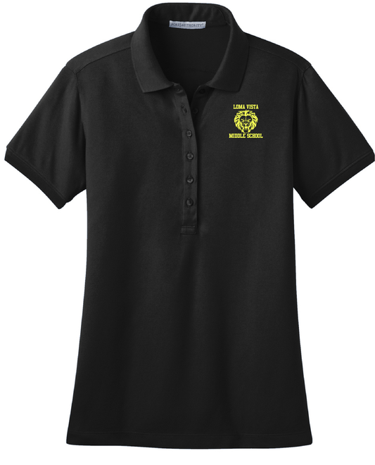 LVMS Ladies Stretch Pique Polo