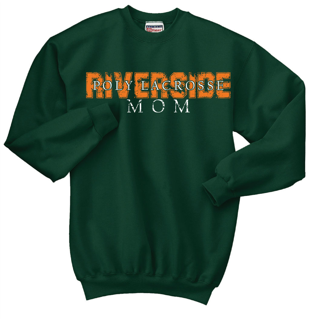 Poly LAX Fan Gear Lacrosse Mom T shirt or Crewneck