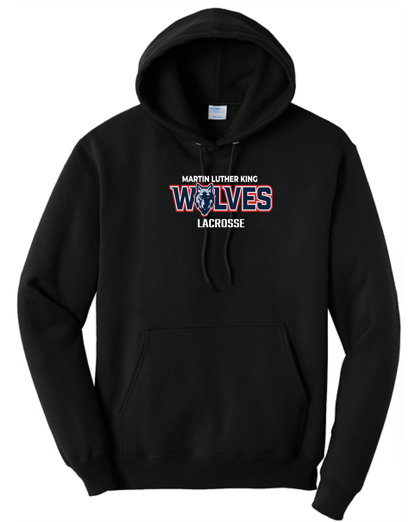 Embroidered Wolves Lacrosse