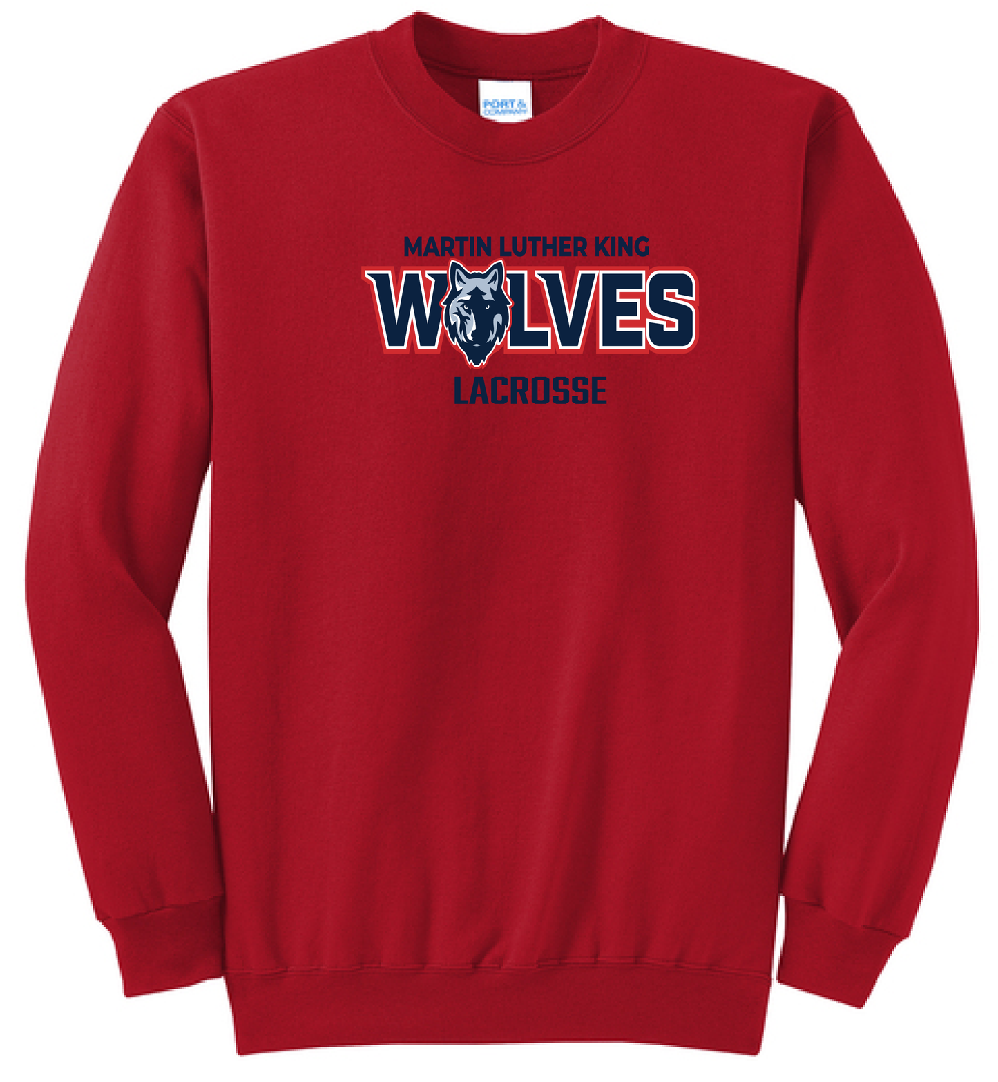Embroidered Wolves Lacrosse