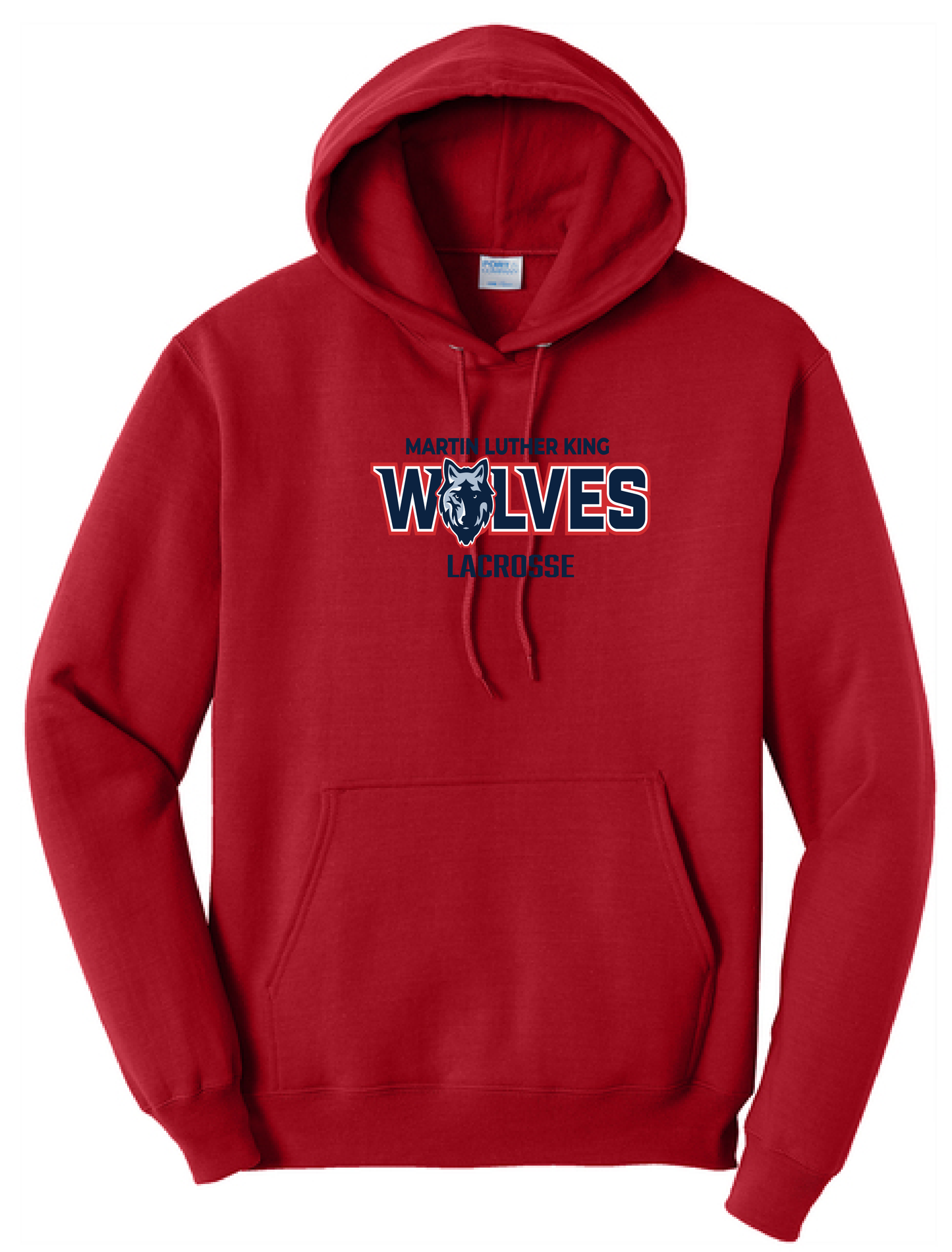 Embroidered Wolves Lacrosse