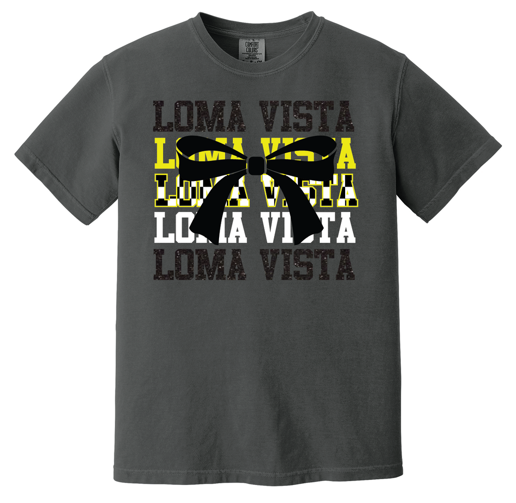 Loma Vista Glitter Bow Tee