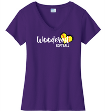 Load image into Gallery viewer, Woodcrest Softball Ladies Vneck
