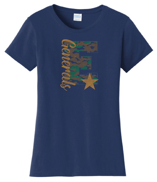 Generals Ladies Rhinestone T-shirt