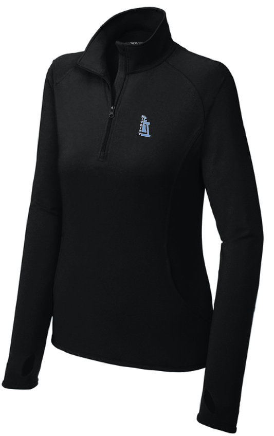 RivCity Bell Ladies 1/4 Zip Pullover