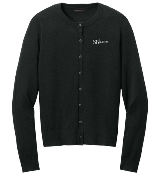 Women’s Easy Care Crewneck Cardigan Sweater