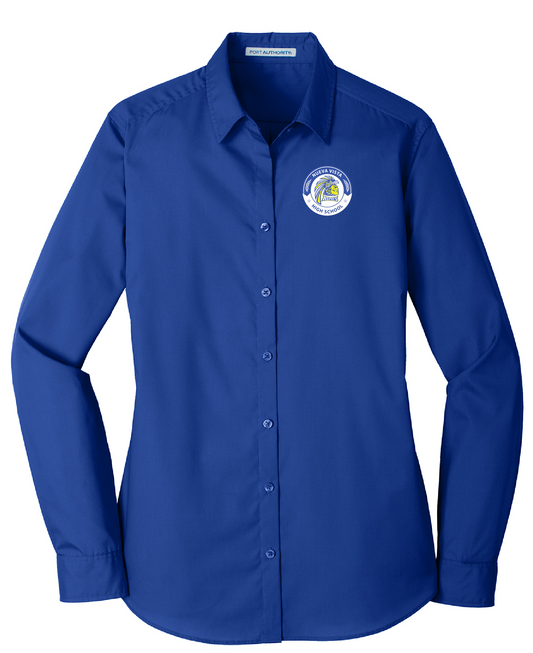 Women's NVHS Long Sleeve Carefree Poplin Shirt