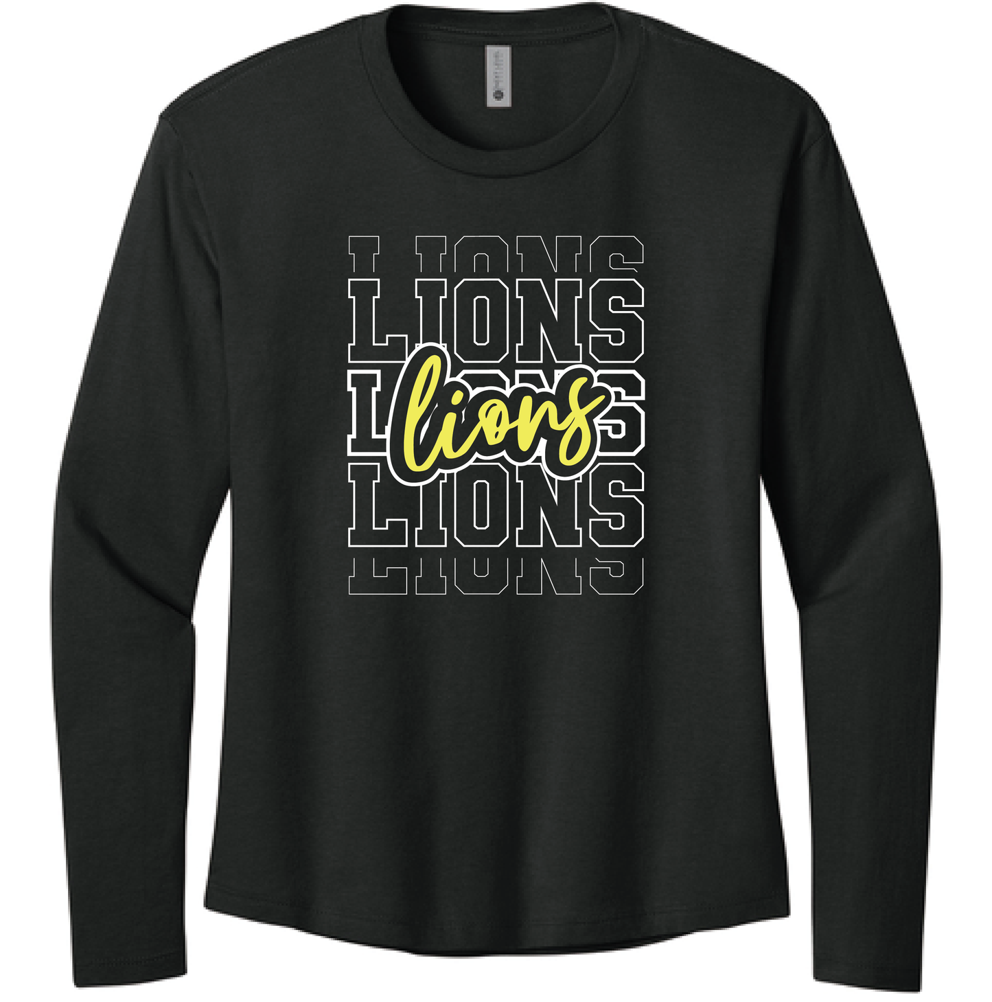 Loma Vista Ladies Glitter Relaxed Long Sleeve