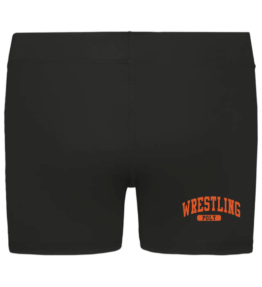 Poly Wrestling Ladies Compression Shorts