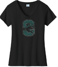 Load image into Gallery viewer, Santiago Vneck with Rhinestones
