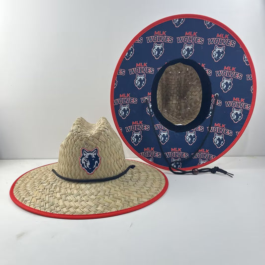 MLK Wolves Straw Lifeguard Hat